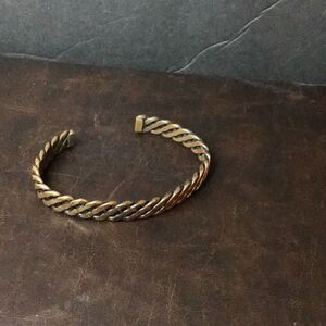 Beautiful vintage copper braid bracelet